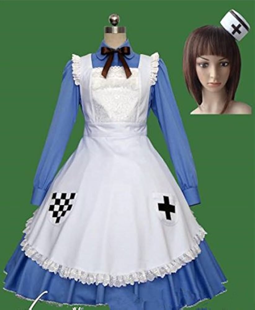 ヘタリア にょたりあ アリス イギリス娘 コスプレ衣装ウィッグセット Mサイズ Amazon.co.jp: 【bbcos_mcds】ヘタリア にょたりあ イギリス娘